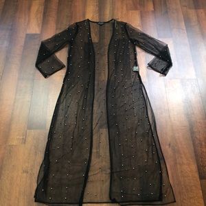 NWOT Sheer Cardigan